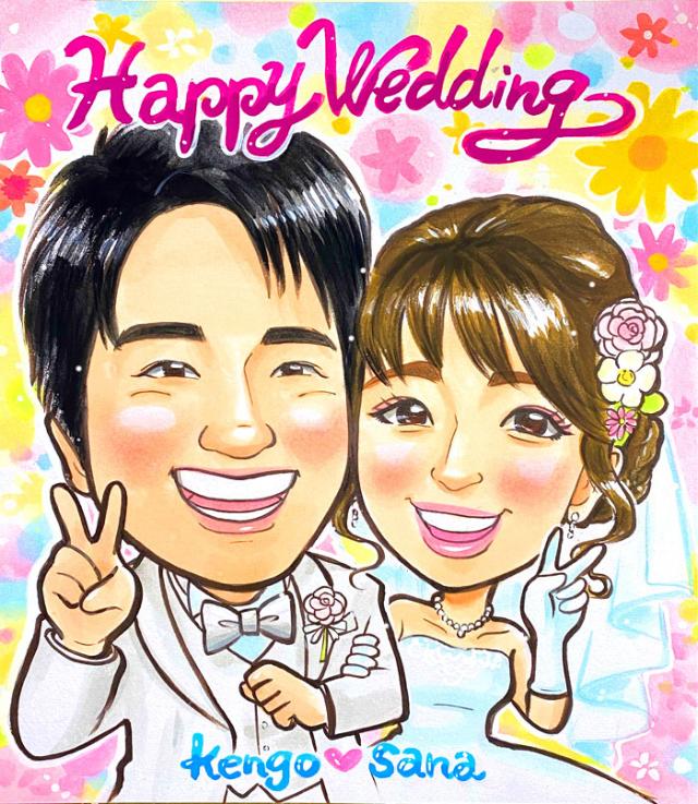 スマイル満開似顔絵5