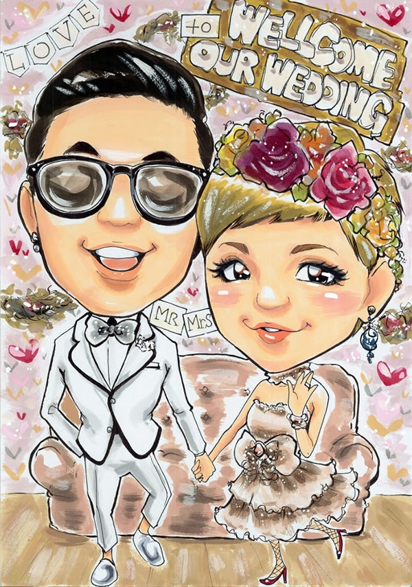 似顔絵スウィートポップ1