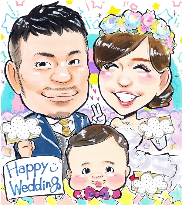 似顔絵スウィートポップ4