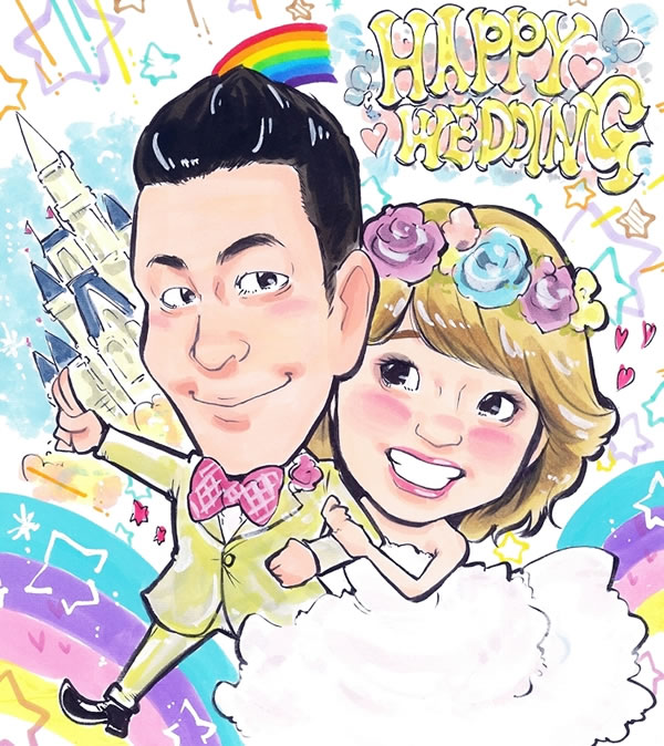 似顔絵スウィートポップメイン