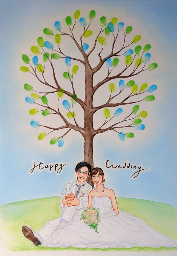 優しさ溢れる似顔絵11