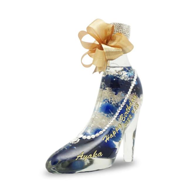 名入れプリザーブドフラワー青1