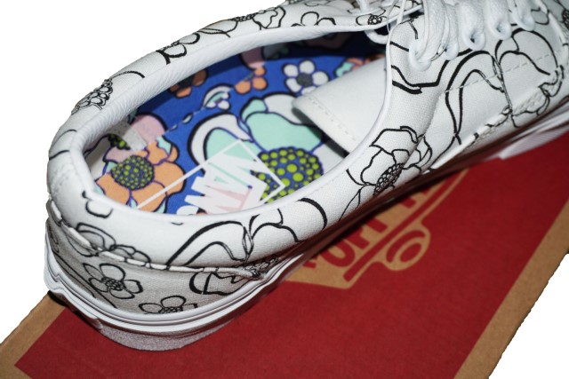 最安値に挑戦 バンズ ヴァンズ エラ 花柄 白 シューズ スニーカー メンズ ホワイト 靴 ヴァンズ 爆売り Conetica Com Mx