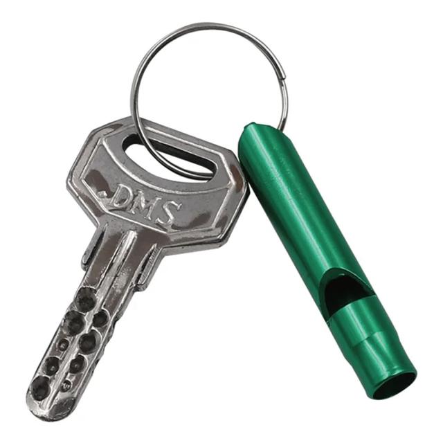 アルミ製 ホイッスル 笛 キーホルダー