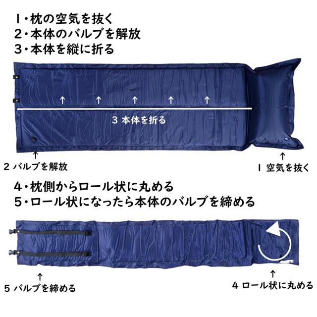 インフレータブル キャンプマット