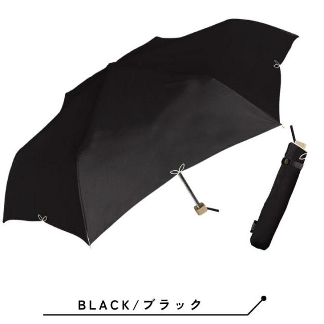フルール 折りたたみ傘 uv 紫外線カット 冷感 刺繍リボン おすすめ 送料無料 あっぷる本舗