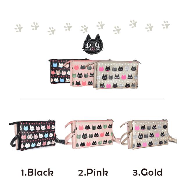 スマホや小物を整理できる大容量ポケット