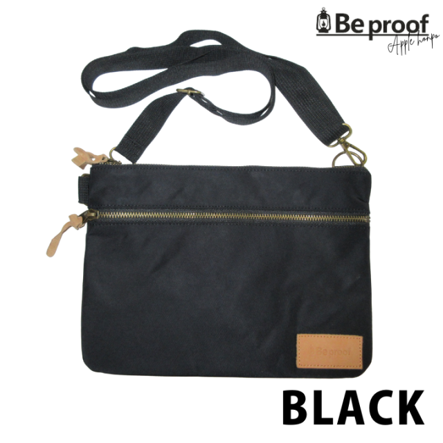 Beproof ビープルーフ ショルダー レザー パッチ付 サコッシュ コンパクト 軽量 おすすめ