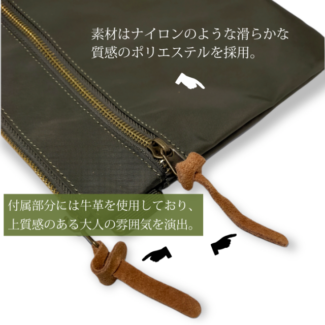 Beproof ビープルーフ ショルダー レザー パッチ付 サコッシュ コンパクト 軽量 おすすめ