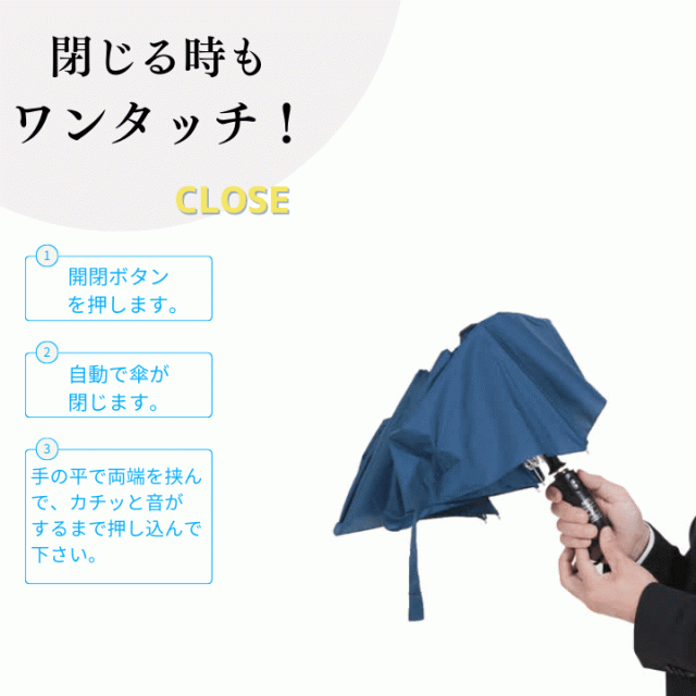 折りたたみ傘 オートマチックUVカット傘 全自動開閉傘 コンパクト 全天候対応 ブラックコーティング 紫外線カット 人気 送料無料 あっぷる本舗