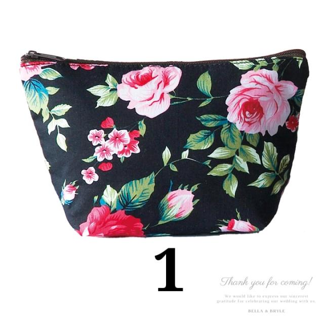 ポーチ 花柄 コスメポーチ 化粧ポーチ 小物入れ