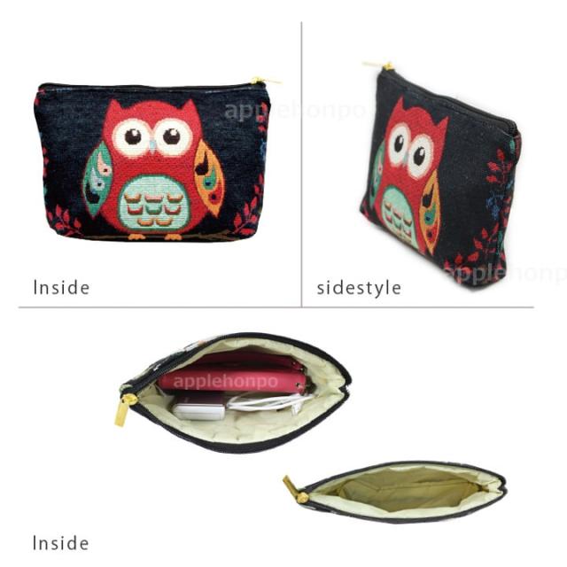 フクロウ ポーチ