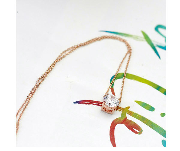 ネックレス  一粒 CZダイヤ(キュービックジルコニア) ダイヤ ペンダント レディース スキンジュエリー ジュエリー 女性用 ギフト 高品質 ファーストジュエリー スキンジュエリー誕生日 ネックレス ホワイトデー K18WG 18金 K18YG メール便OK モモダイヤ