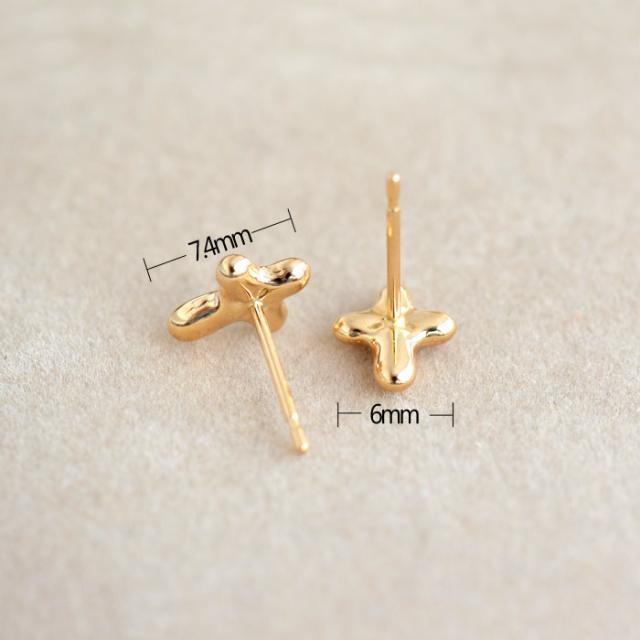 ピアス クロスレディース k18 