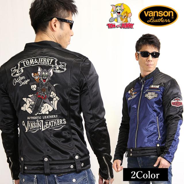 爆買い新品 ボンディングライダース tjv-2105の通販はau PAY マーケット - BICKS Market|商品ロットナンバー:485027372 VANSON×TOM&JERRY バンソン コラボ トムジェリ 高品質即納