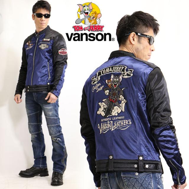爆買い新品 ボンディングライダース tjv-2105の通販はau PAY マーケット - BICKS Market|商品ロットナンバー:485027372 VANSON×TOM&JERRY バンソン コラボ トムジェリ 高品質即納