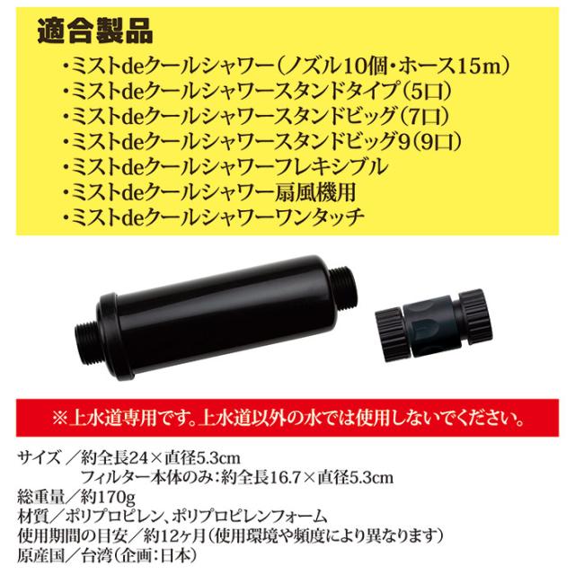 ミストdeクールシャワー用フィルター