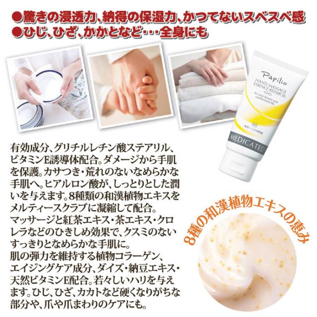 パピリオ ハンドマッサージエッセンスリペアSSハーフサイズ