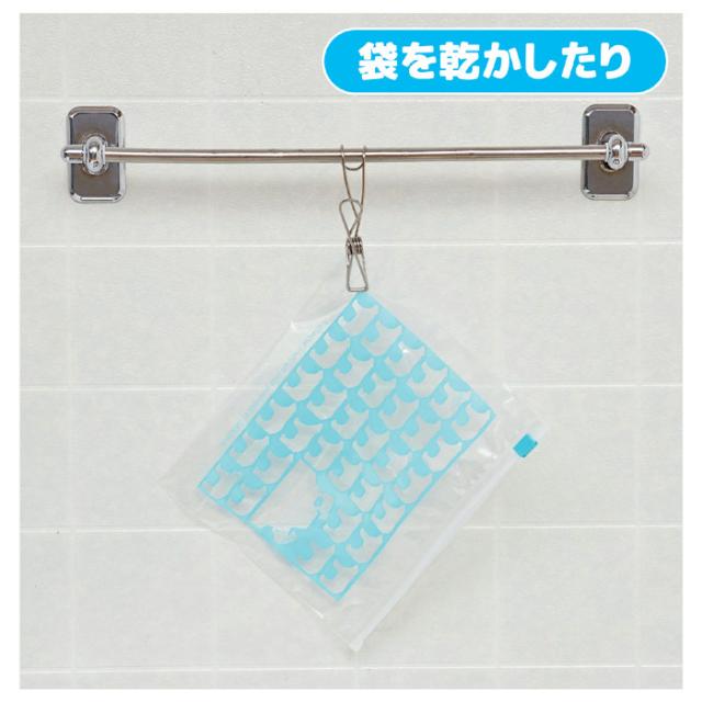 ステンレス製フッククリップ 5個組
