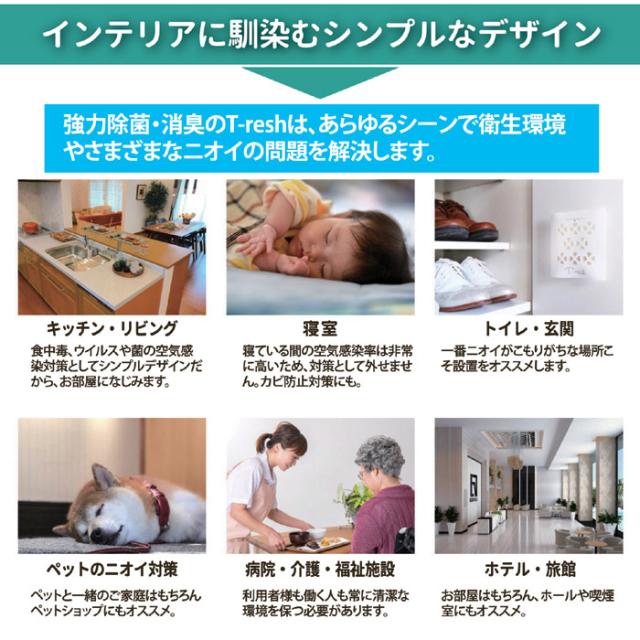 二酸化塩素発生剤 T-resh シートタイプ お徳用 2個入