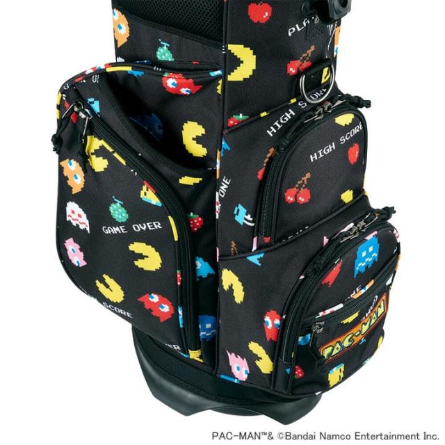 パックマン OCB0007 スタンドバッグ　9.5型 3.3kg スタンド式 5分割 47インチ対応 バンダイ ナムコ 公式 ゲーム キャラクター  PAC-MAN BANDAI NAMCO  ゴルフバッグ キャディバッグ