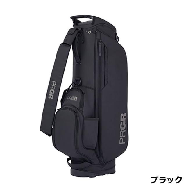 プロギア PCB-109 カジュアルモデル キャディバッグ ブラック 9.0型 2.8kg 47インチ対応 スタンドバッグ PRGR 20p