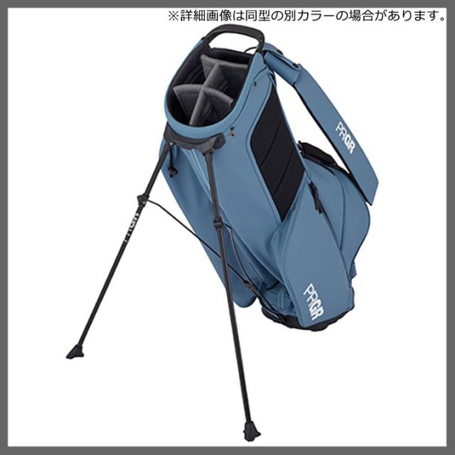 プロギア PCB-109 カジュアルモデル キャディバッグ ブラック 9.0型 2.8kg 47インチ対応 スタンドバッグ PRGR 20p