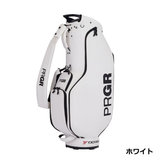 プロギア PCB-110 カジュアル キャディバッグ ホワイト 9.0型 2.8kg 47インチ対応 カートバッグ PRGR 20p