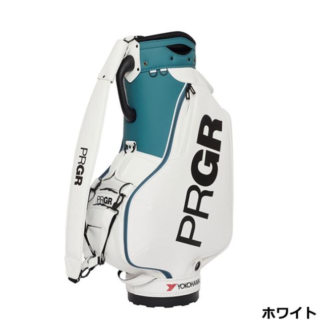プロギア PRCB-251 スポーツモデル プロ使用キャディバッグ ホワイト 9.5型 4.6kg 47インチ対応 PRGR 20p