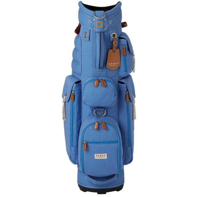 【レディース】オノフ OB0722  （ブルー）カート型 キャディバッグ Caddie Bag 8.5型 2.5kg 46インチ対応 ONOFF 10p