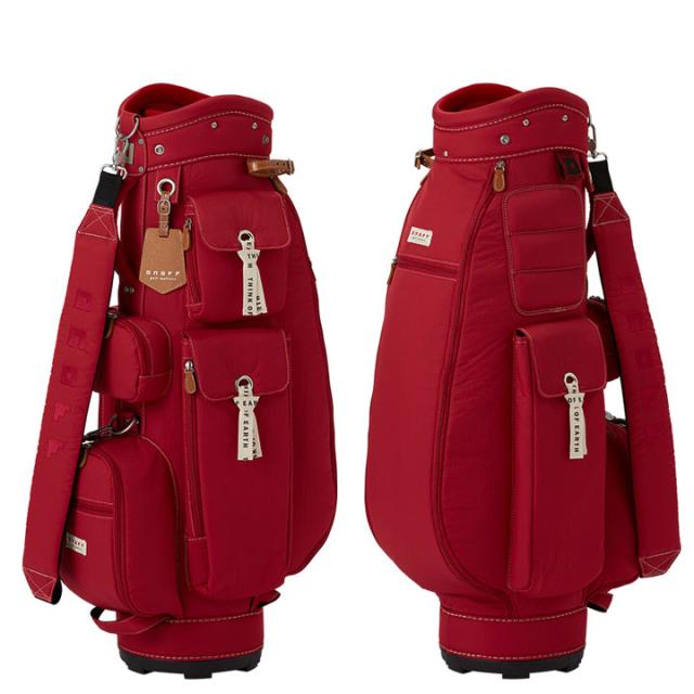 【レディース】オノフ OB0722  （レッド）カート型 キャディバッグ Caddie Bag 8.5型 2.5kg 46インチ対応 ONOFF 10p
