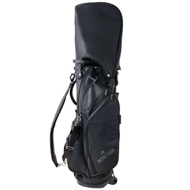 アストロ ゴルフ ACB450 アストロツアー スタンド キャディバッグ ブラック 9型 47インチ対応 3.2kg 4分割 ASTRO TOUR 20p