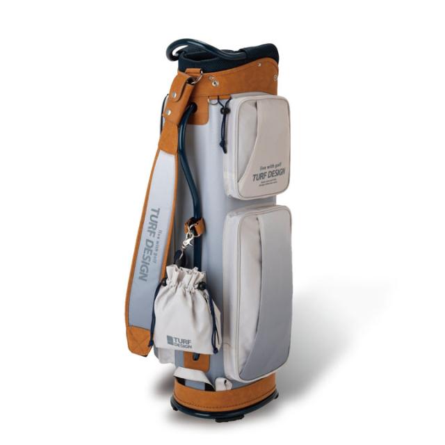 ターフデザイン TDCB-BD70 キャディバッグ ブルーグレー 9.5型 47インチ対応 2.6kg TURF DESIGN 朝日ゴルフ