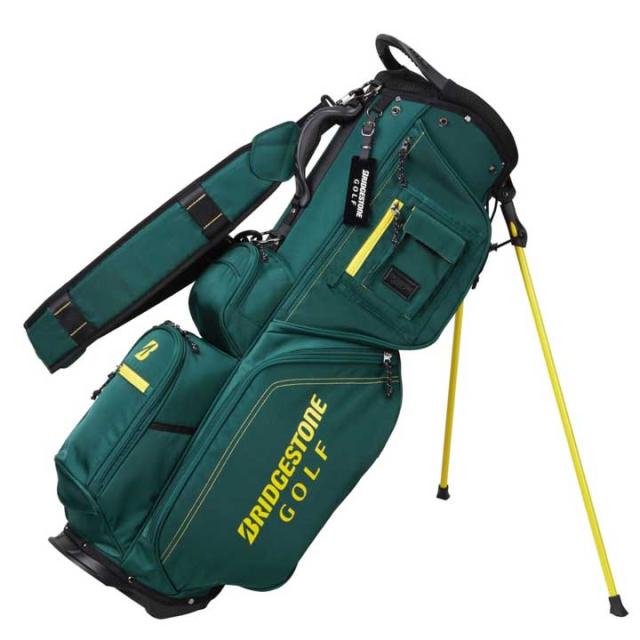【2025モデル】 ブリヂストンゴルフ CB2525 グリーン 軽量 スタンドモデル キャディバッグ GR 9.0型 2.7kg  BRIDGESTONE GOLF 10p