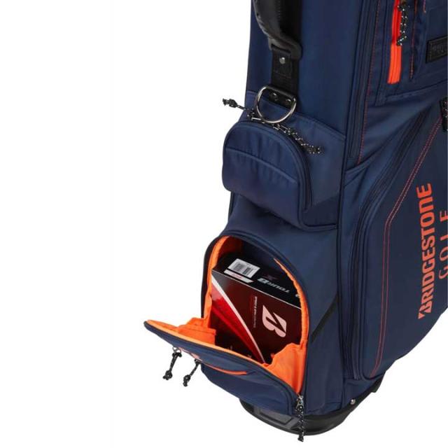 【2025モデル】 ブリヂストンゴルフ CB2525 ネイビー 軽量 スタンドモデル キャディバッグ NA 9.0型 2.7kg  BRIDGESTONE GOLF 10p