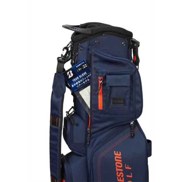 【2025モデル】 ブリヂストンゴルフ CB2525 ネイビー 軽量 スタンドモデル キャディバッグ NA 9.0型 2.7kg  BRIDGESTONE GOLF 10p