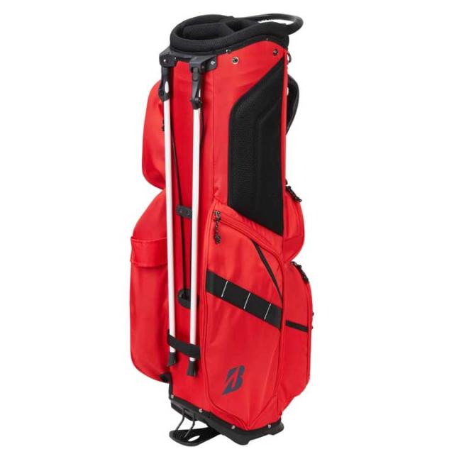 【2025モデル】 ブリヂストンゴルフ CB2525 レッド 軽量 スタンドモデル キャディバッグ RD 9.0型 2.7kg  BRIDGESTONE GOLF 10p