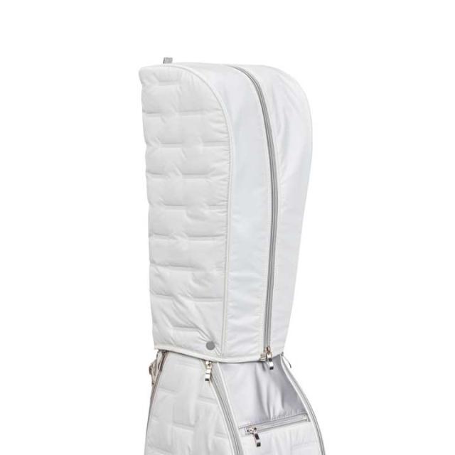 【レディース】【2025モデル】ブリヂストン ゴルフ キャディバッグ 軽量 CB2551 ホワイト/シルバー WS　8.5型 2.6kg BRIDGESTONE GOLF 10p