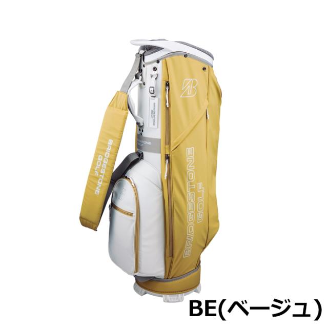 ブリヂストン ゴルフ キャディバッグ 軽量カジュアルモデル CBG322 BE ベージュ  9型 2.6kg 軽量  BRIDGESTONE GOLF 10p