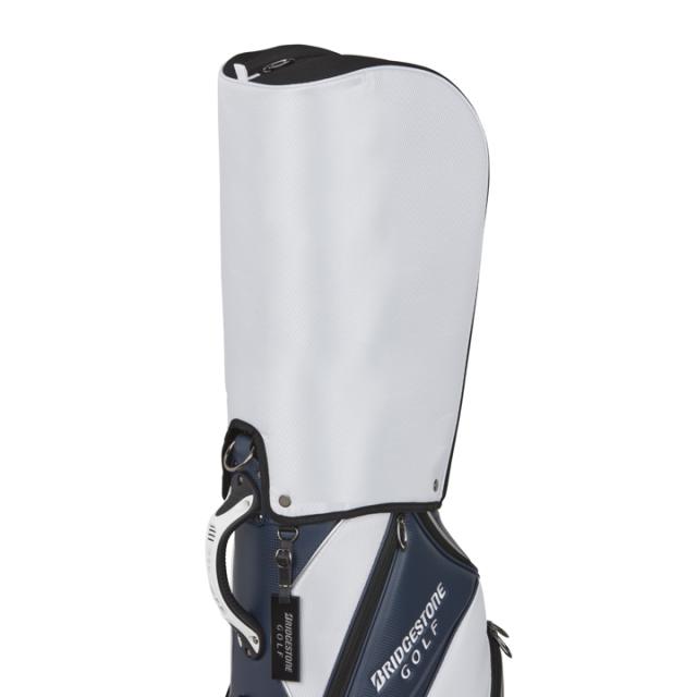 ブリヂストン ゴルフ キャディバッグ 軽量ベーシックモデル CBG422 NW 紺 白  9型 2.9kg 軽量  BRIDGESTONE GOLF 10p