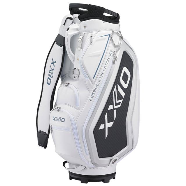 【2025モデル】ダンロップ ゼクシオ GGC-X163 プロレプリカ キャディバッグ ホワイト  カート型 9.5型 47インチ対応 4.2kg XXIO DUNLOP 10p