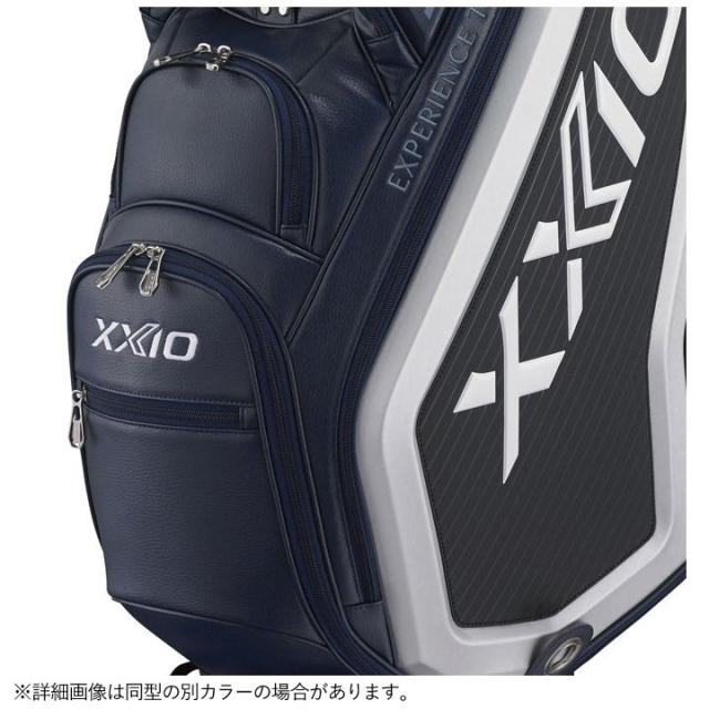 【2025モデル】ダンロップ ゼクシオ GGC-X163 プロレプリカ キャディバッグ ホワイト  カート型 9.5型 47インチ対応 4.2kg XXIO DUNLOP 10p