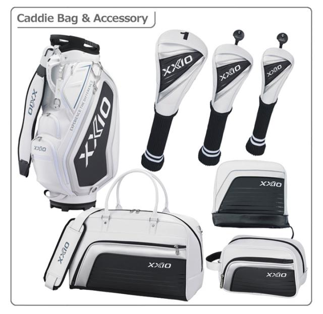 【2025モデル】ダンロップ ゼクシオ GGC-X163 プロレプリカ キャディバッグ ホワイト  カート型 9.5型 47インチ対応 4.2kg XXIO DUNLOP 10p