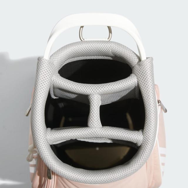 【レディース】【2025モデル】アディダス KVH35 軽量 グラフィック カートバッグ JH3725 Powder Coral コーラル 8.5型 47インチ対応 2.7kg adidas GOLF 10p