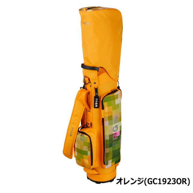 プロギア PCB-106 スタンダードモデル キャディバッグ オレンジ9.0型 2.7kg 47インチ対応 軽量 スリム コンパクト PRGR 20p