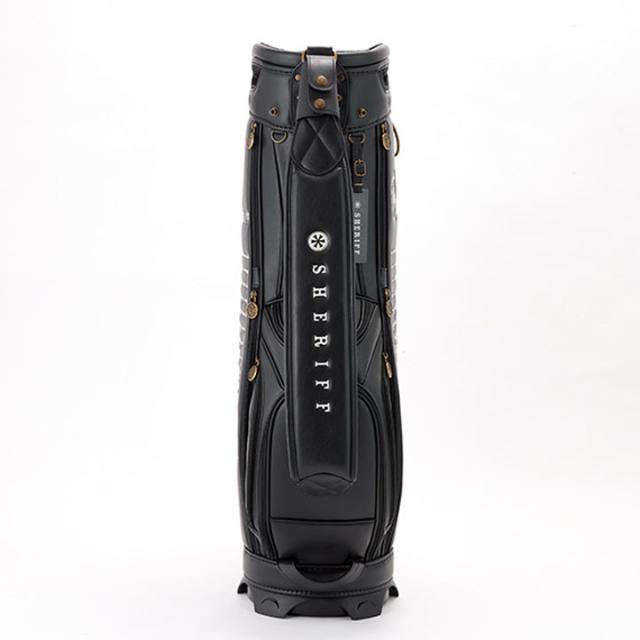 【2025モデル】シェリフ SFR-001CB レトロシリーズ キャディバッグ ブラック 9.5型 3.8kg カート型  100本限定 RETRO SERIES SHERIFF