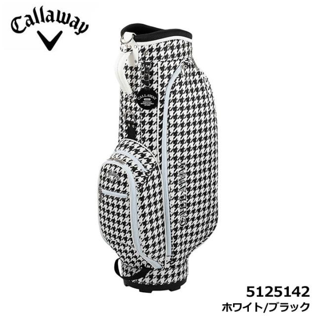 【2025モデル】キャロウェイ 5125142 スタイル SPL キャディバッグ ホワイト/ブラック  カート型 8.5型 2.8kg 47インチ対応 25FW JM Callaway 20p