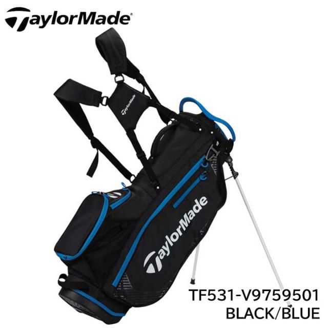 【2024モデル】テーラーメイド TF531 プロ スタンドバッグ ブラック/ブルー 9.5型 2.4kg 47インチ対応 スタンド式 V9759501 BLACK/BLUE STAND BAG Taylormade 10p