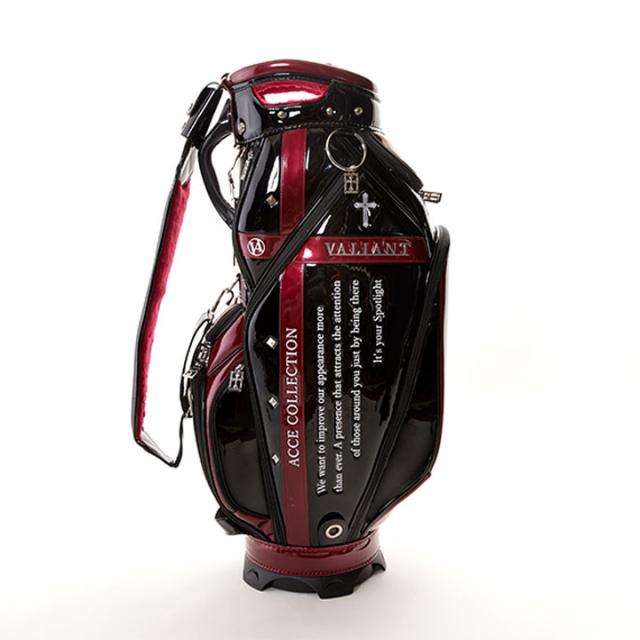 【2025モデル】シェリフの姉妹ブランド！ヴァリアント VAA-005CB アクセコレクション キャディバッグ ブラック×レッド 9.5型 3.8kg カート型  100本限定 ACCE COLLECTION VALIANT