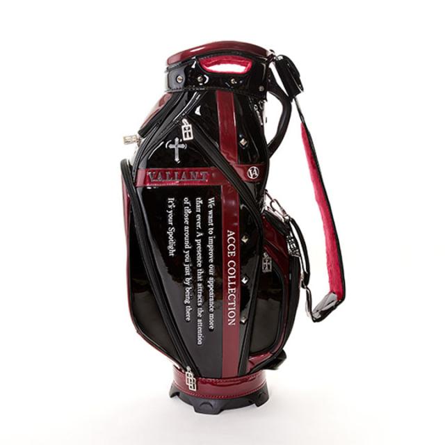 【2025モデル】シェリフの姉妹ブランド！ヴァリアント VAA-005CB アクセコレクション キャディバッグ ブラック×レッド 9.5型 3.8kg カート型  100本限定 ACCE COLLECTION VALIANT